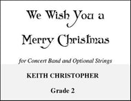 We Wish You a Merry Christmas Concert Band sheet music cover Thumbnail